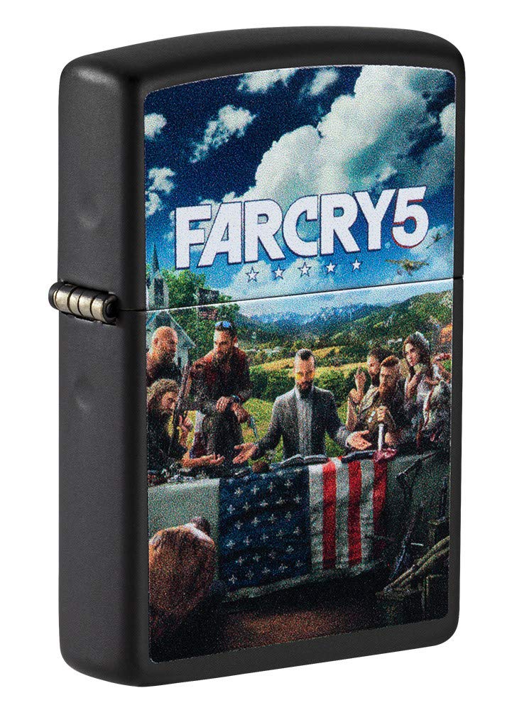 Sturmfeuerzeug Far Cry 5 Black Matte nachfüllbar in Geschenkbox