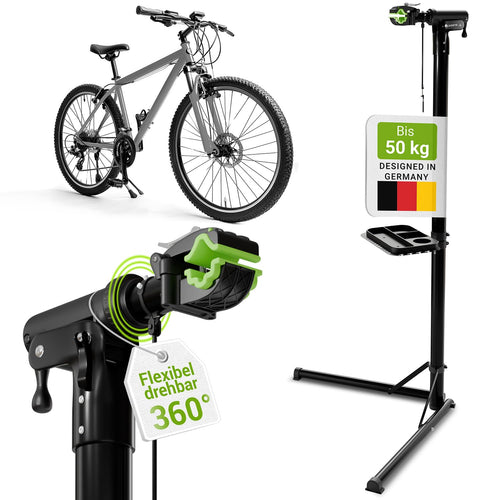 Fahrrad Reparaturständer klappbar höhenverstellbar 108–169 cm bis 50 kg