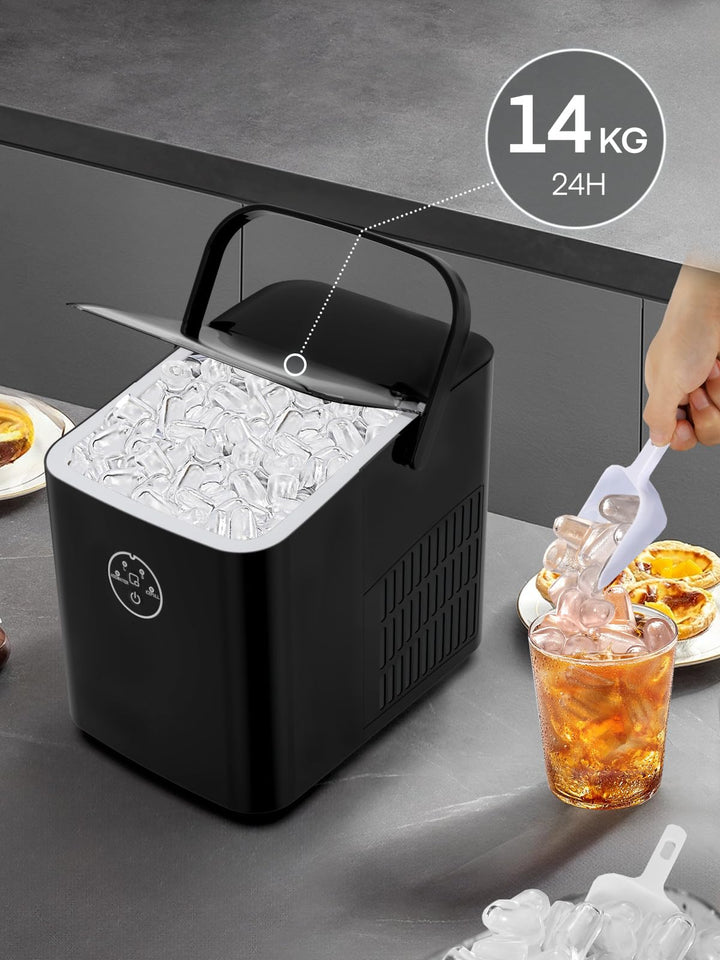 Eiswürfelmaschine Kompakt 14 kg/24h Kugeleis mit Selbstreinigung - Bild 5