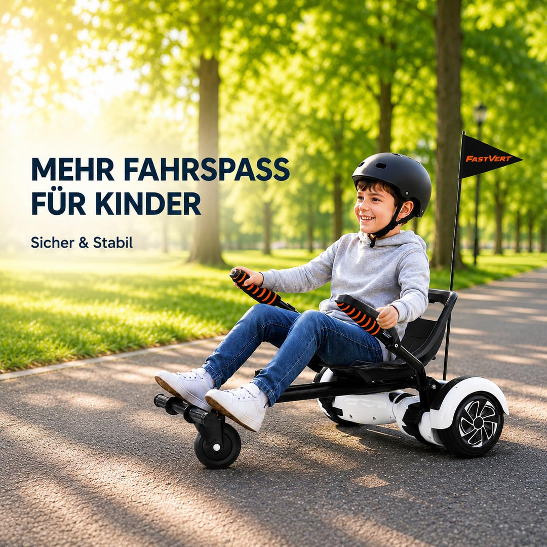 Hoverkart Sitz für Hoverboard verstellbar 68-88 cm bis 100 kg - Bild 2