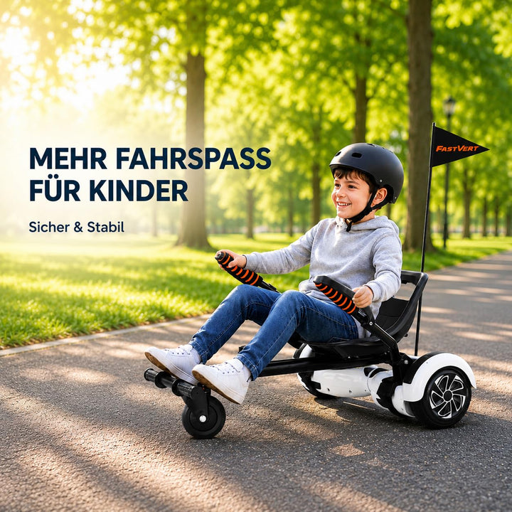 Hoverkart Sitz für Hoverboard verstellbar 68-88 cm bis 100 kg - Bild 2