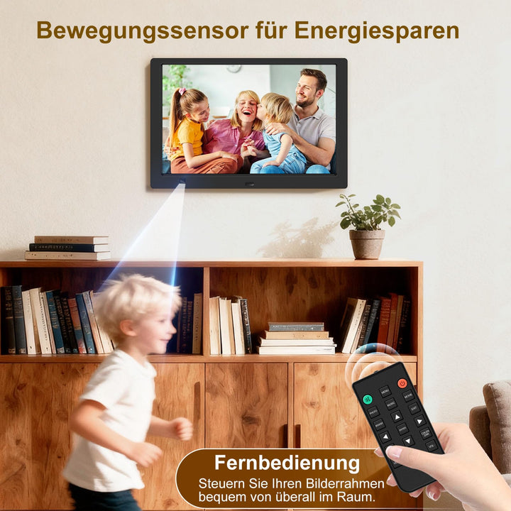 Digitaler Bilderrahmen 10,1 Zoll IPS ohne WLAN mit 32GB USB-Stick - Bild 4