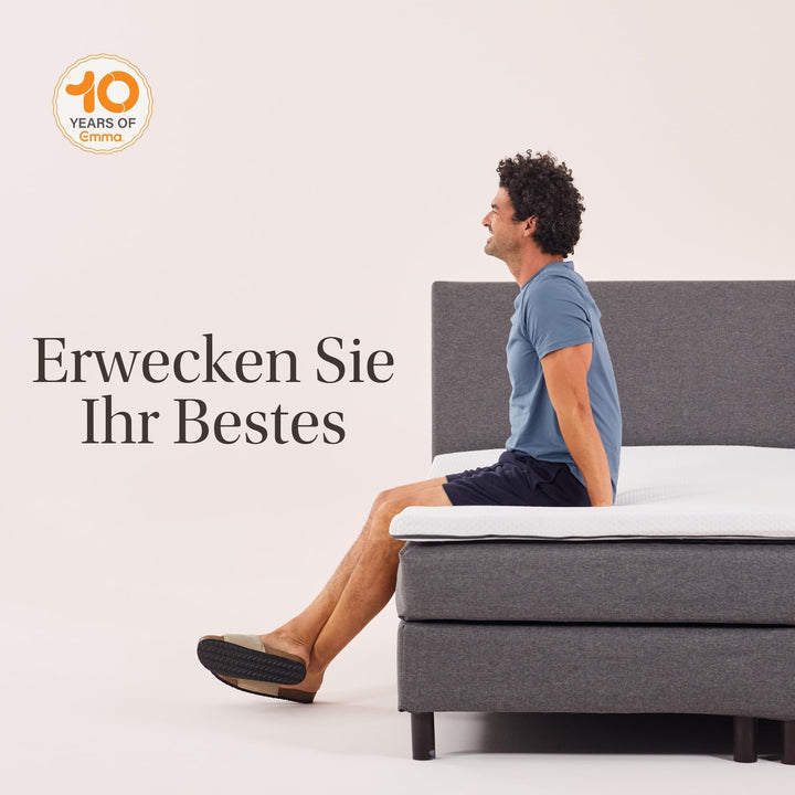 Matratzentopper Wende-Topper 80x200 Airgocell &amp; Kaltschaum hart/weich