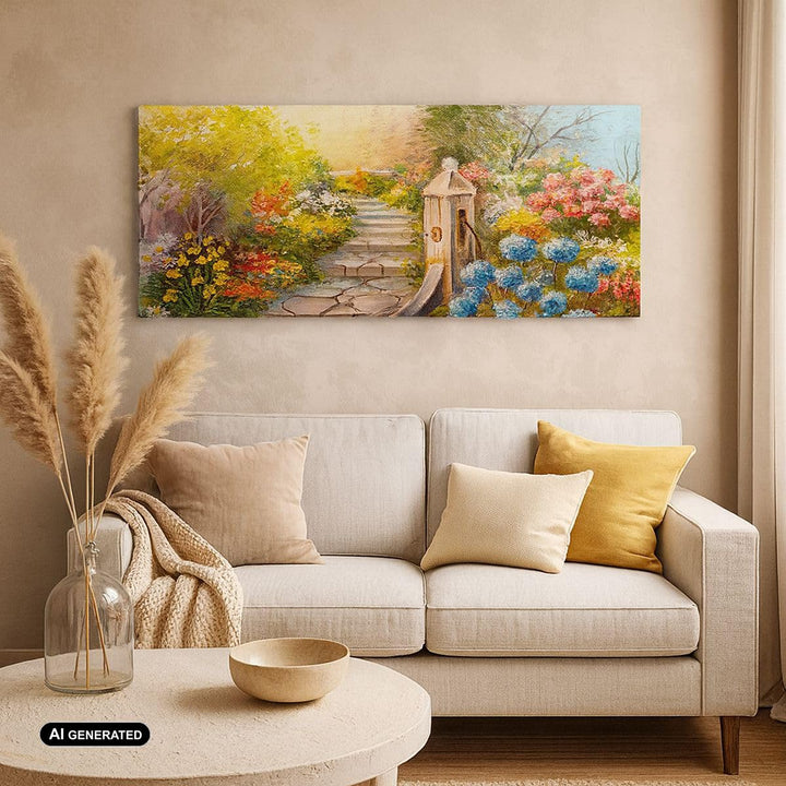 Leinwandbild Botanik Natur 120x50cm aufhängfertig Wanddeko - Bild 3
