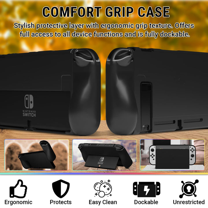 Nintendo Switch Zubehör-Set 15-in-1 mit Tasche, Ladestation &amp; Schutzfolie - Bild 3