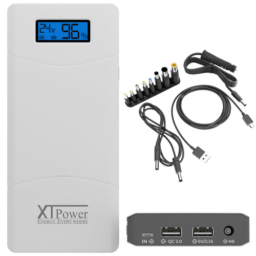 Powerbank 15600mAh QC3.0 mit LCD-Display 65W DC-Ausgang für Laptop