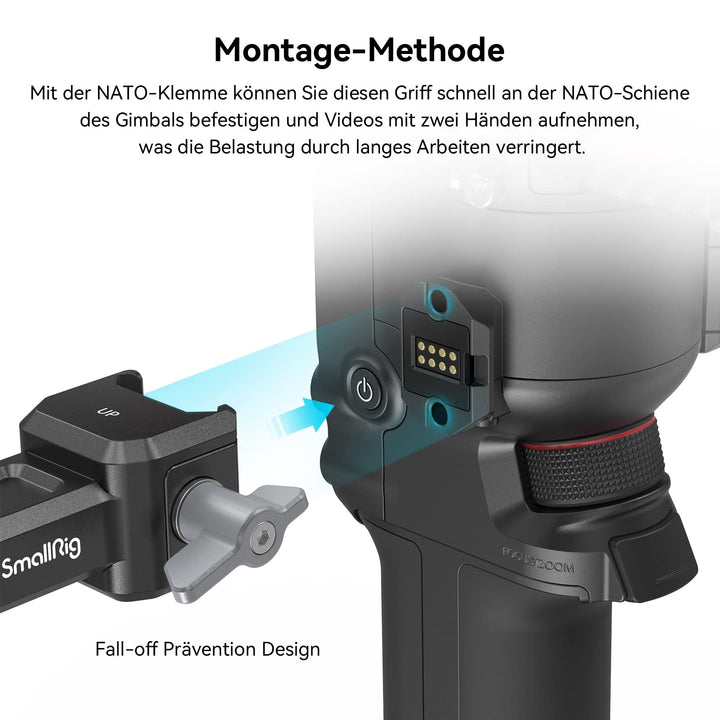 Dual Handgrip für DJI RS 2 / RS 3 / RS 4 / RS 5 Gimbal-Stabilisator - Bild 3