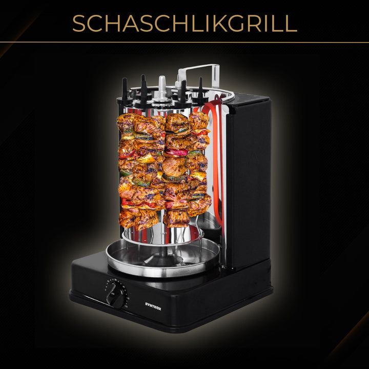 Vertikalgrill mit drehbaren Aussenspiessen und 120-Min. Timer - Bild 10