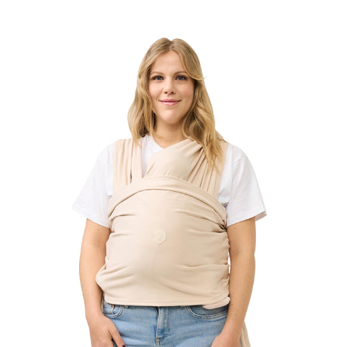 Elastisches Tragetuch Bio-Baumwolle für Neugeborene bis 15 kg