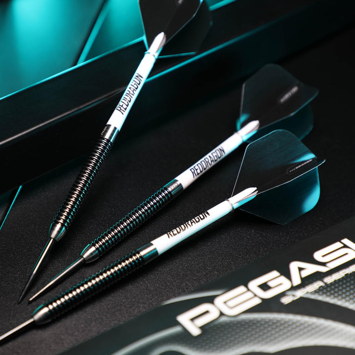 Steeldart-Set 80% Tungsten 21g mit Flights, Schäften &amp; Etui - Bild 6