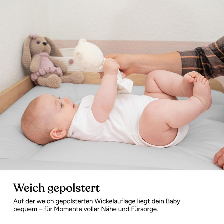 Wickelauflage abwaschbar 72x85 cm mit Seitenteilen für Babys - Bild 7