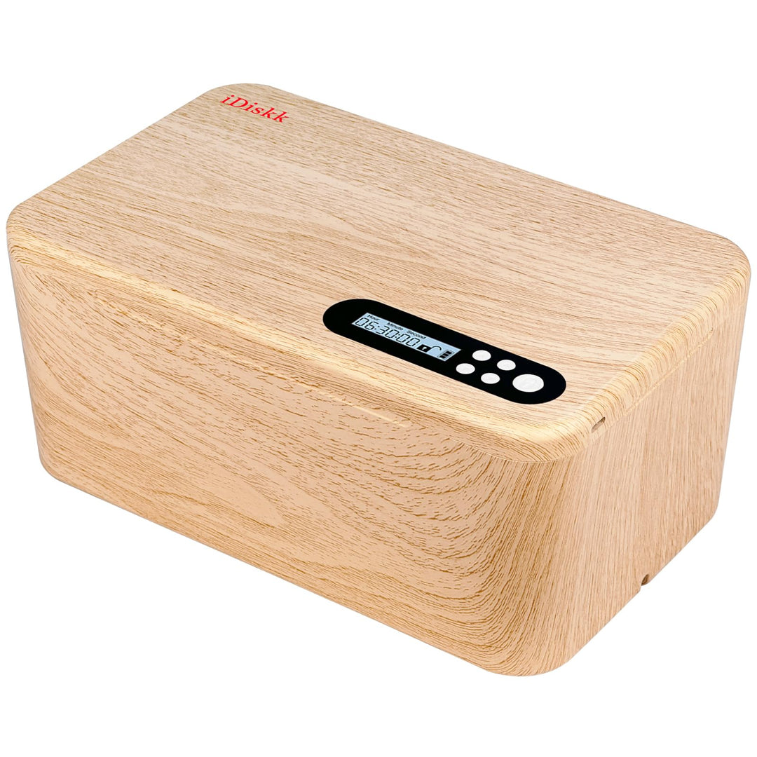 Zeitschloss Box mit Timer für Handy und Snacks Holzoptik