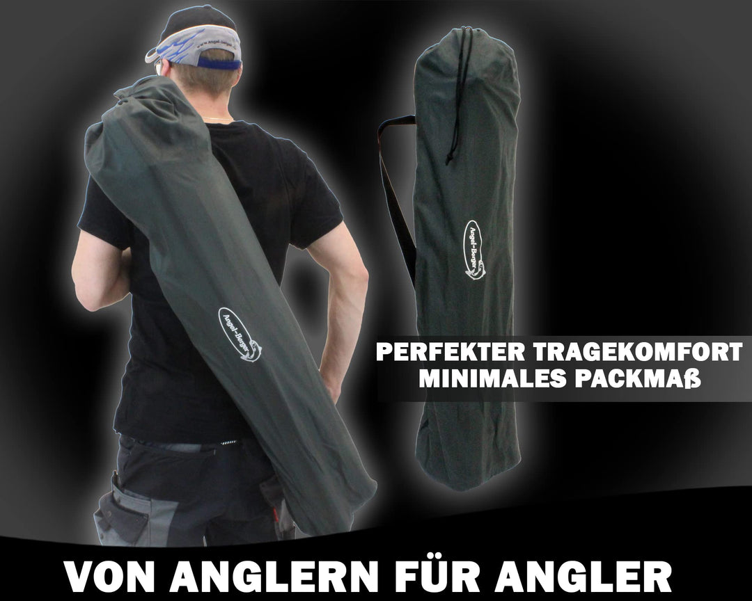 Faltstuhl Camping Stahl 600D-Nylon klappbar bis 150 kg grün - Bild 7