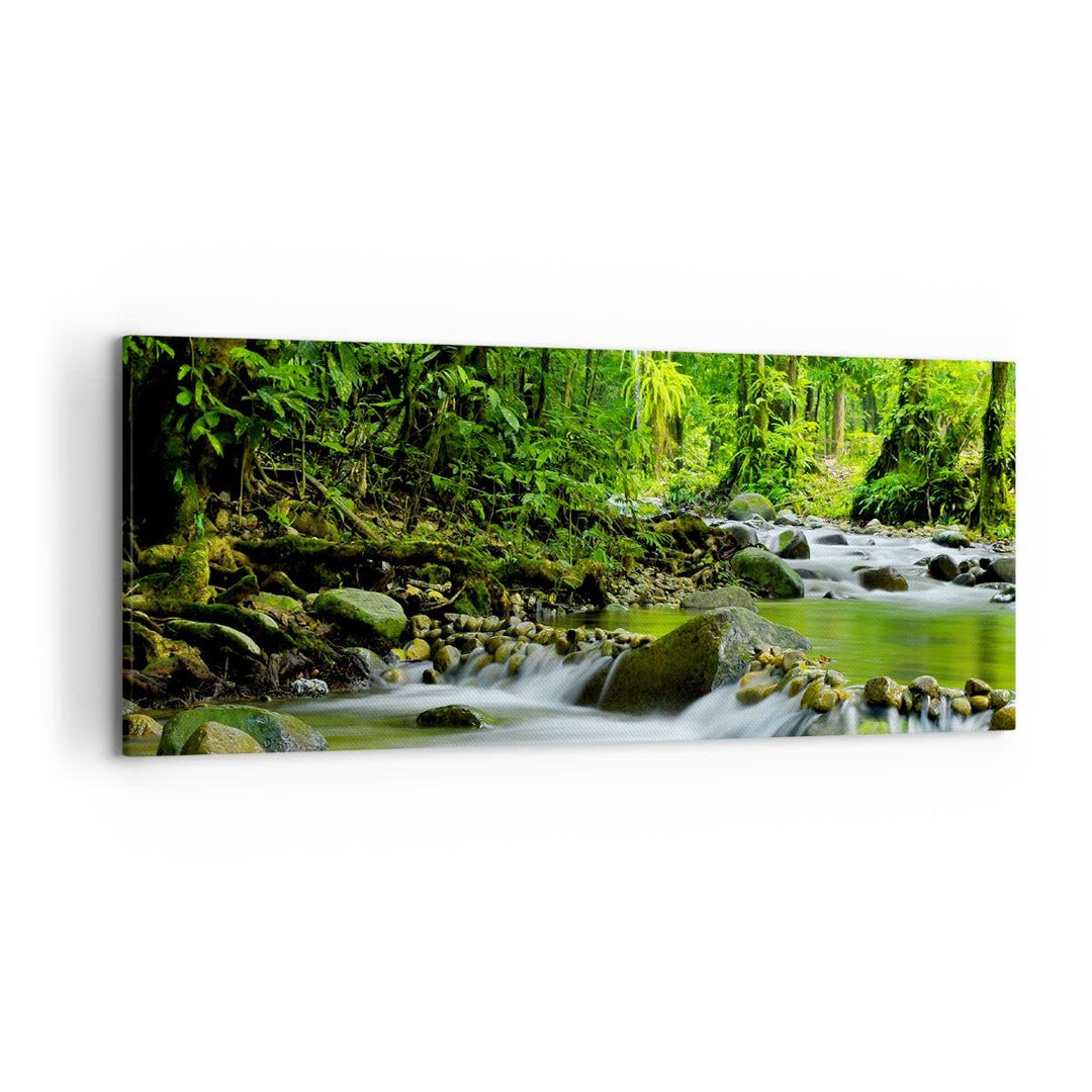 Leinwandbild Wald Landschaft 120x50cm aufhängfertig