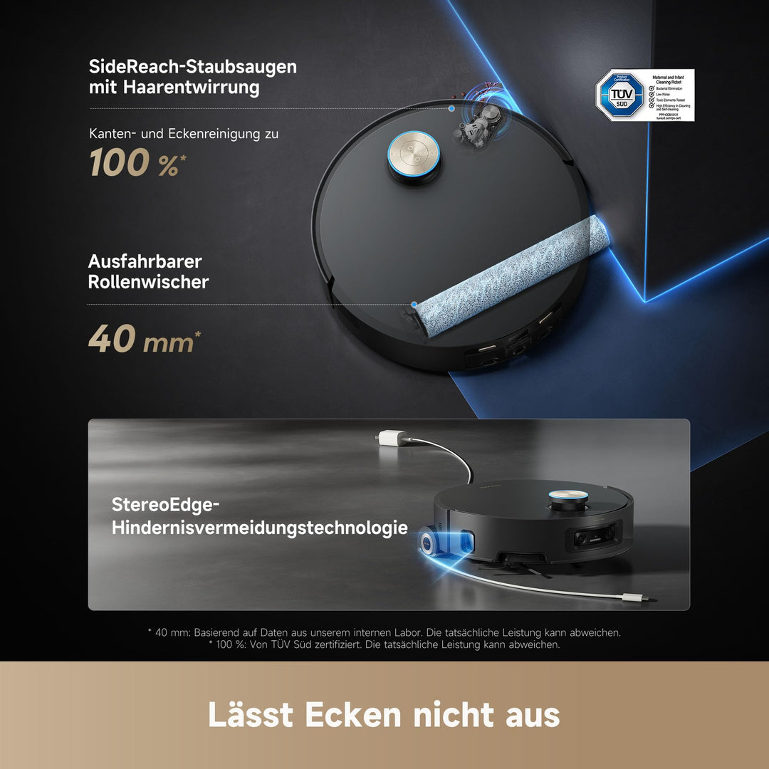 Saugroboter mit Rollenwischer 30.000 Pa AquaRoll Selbstreinigung - Bild 11