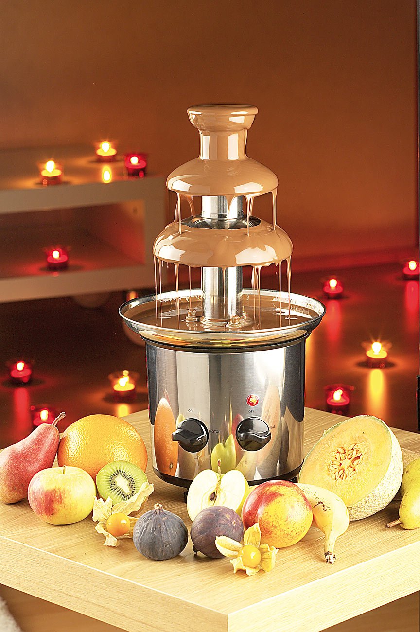 Schokobrunnen Edelstahl 250 W für bis zu 1 kg Schokolade - Bild 5