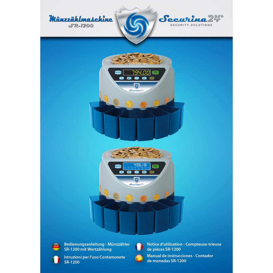 Münzsortierer &amp; Münzzähler Euro 1 Cent–2 Euro mit LCD-Display - Bild 6