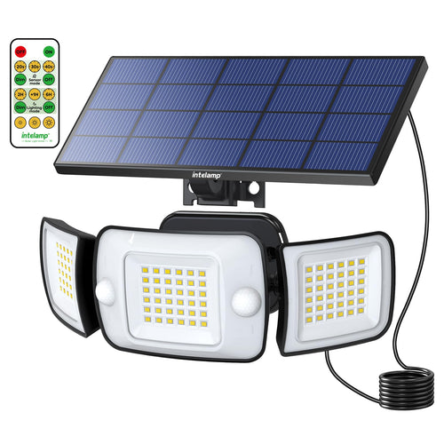 Solar Strahler mit Bewegungsmelder 108 LED 1200lm 270° Weitwinkel