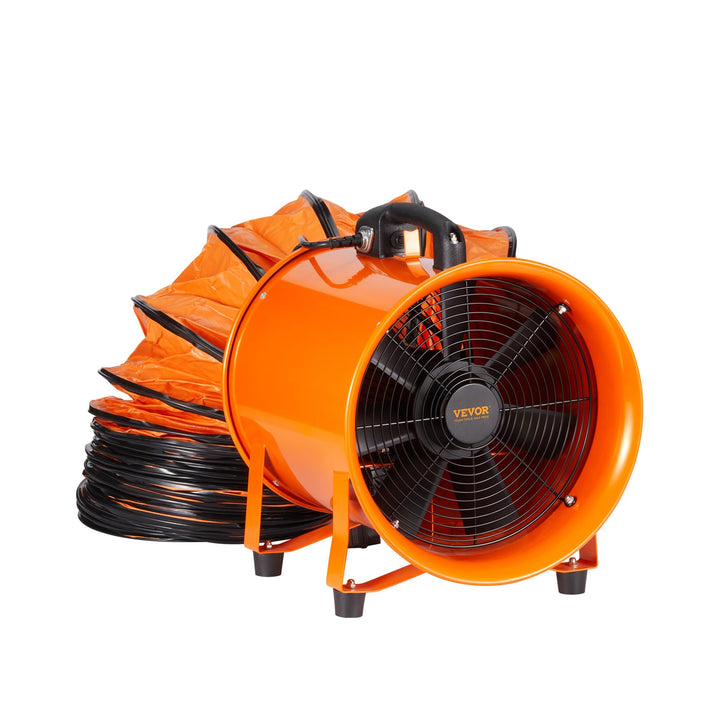 Bauventilator 367 W mit 4373 m³/h Stahl IP44 fuer Baustelle - Bild 9