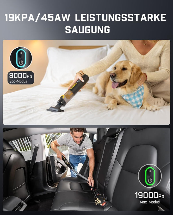 Akku-Handstaubsauger 4-in-1 Auto 19000 Pa HEPA USB-C - Bild 5