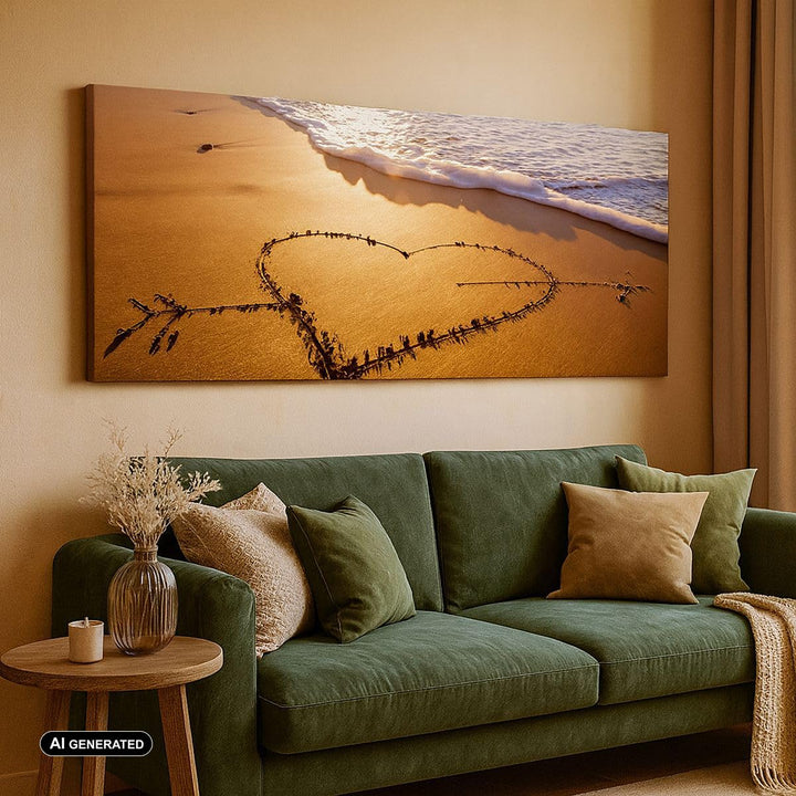 Leinwandbild Maritim Landschaft 100x40cm aufhängefertig - Bild 4