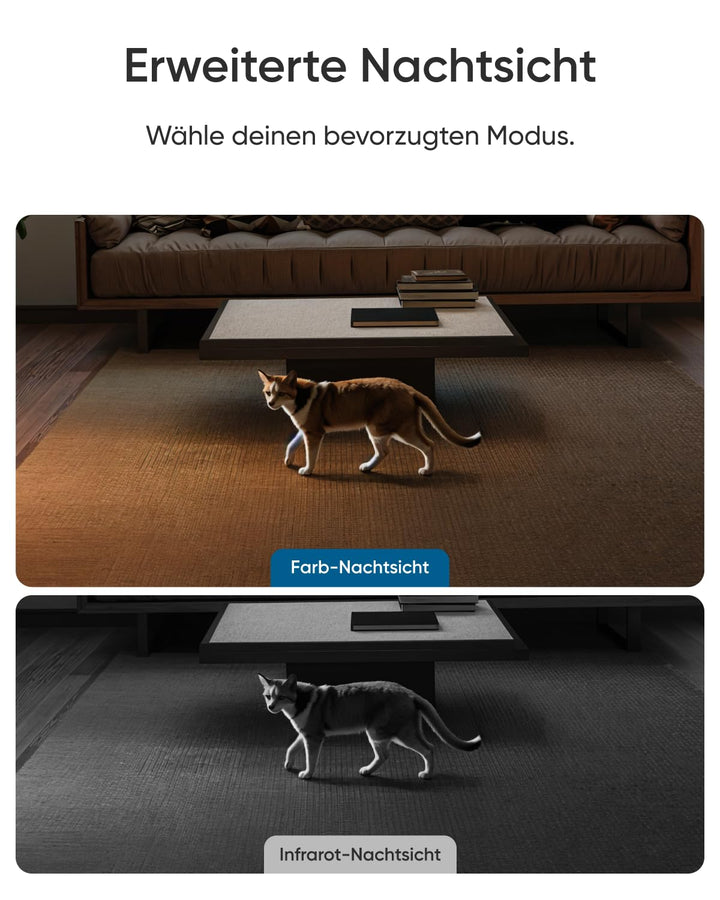 Innenkamera 4K UHD mit Farb-Nachtsicht, KI-Tracking &amp; HomeKit - Bild 5
