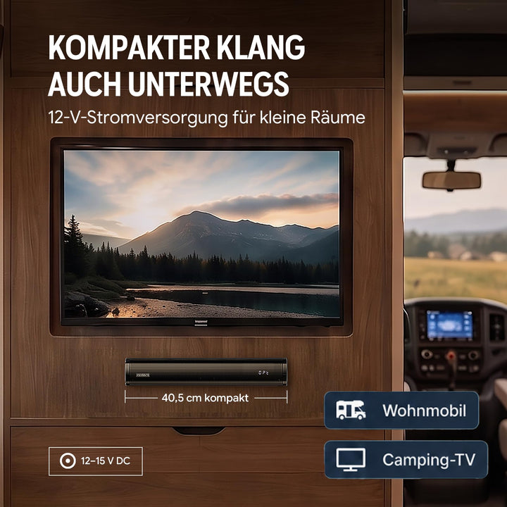 Mini-Soundbar 2.1 mit integriertem Subwoofer 40,5 cm für TV und PC - Bild 7