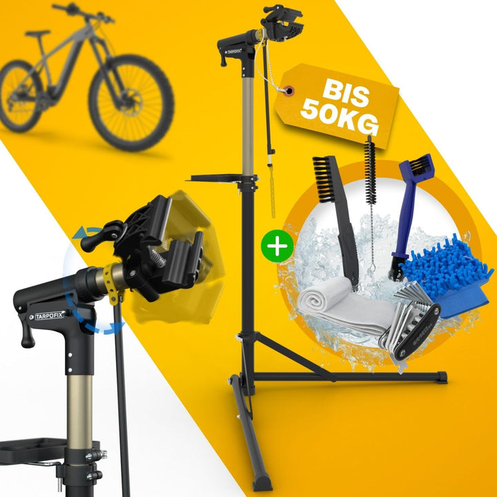Fahrrad Montageständer höhenverstellbar 98-155 cm bis 50 kg E-Bike