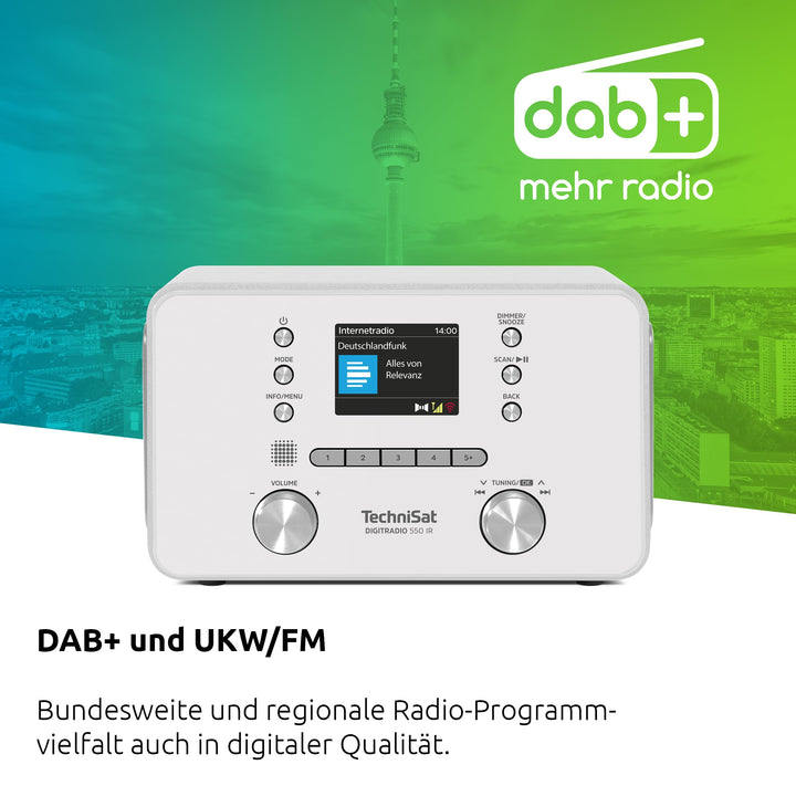 Internetradio DAB+ mit Bluetooth 10 Watt Stereo Weckfunktion - Bild 3