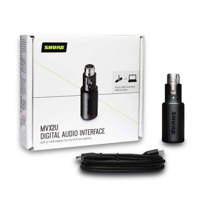 XLR-zu-USB Audio-Interface mit Kopfhöreranschluss, 60 dB Gain - Bild 3