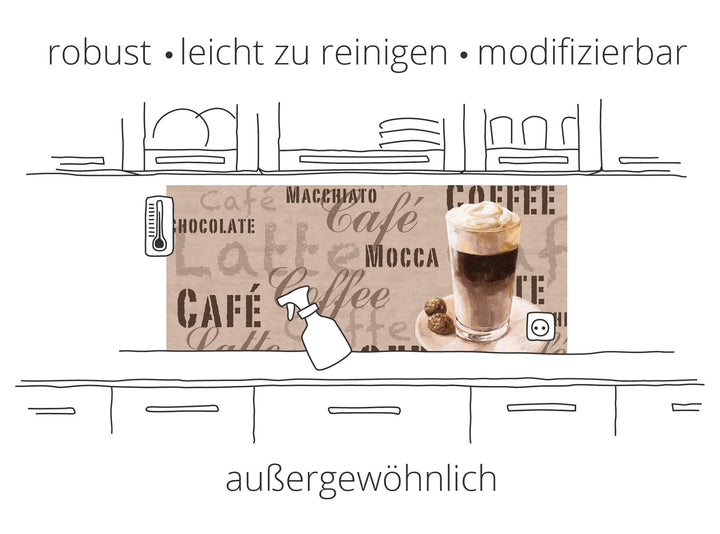 Küchenrückwand Alu Orangen-Motiv Spritzschutz 90x50 cm - Bild 6