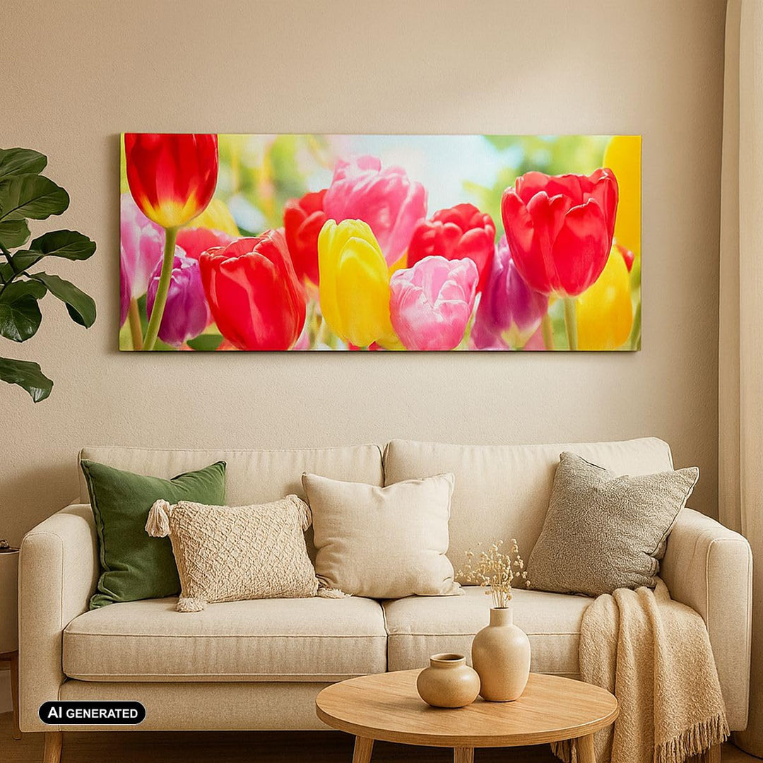 Leinwandbild Botanik Blumen 120x50cm Wanddeko Natur - Bild 3