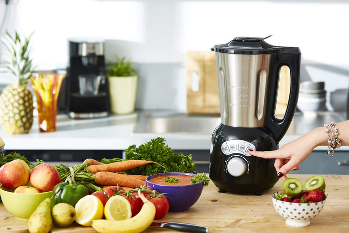Heiz-Standmixer Edelstahl 1,5 L mit Kochfunktion für Suppen - Bild 2