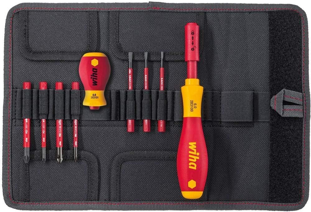 VDE Schraubendreher-Set 10-tlg. slimVario mit Bits in Falttasche