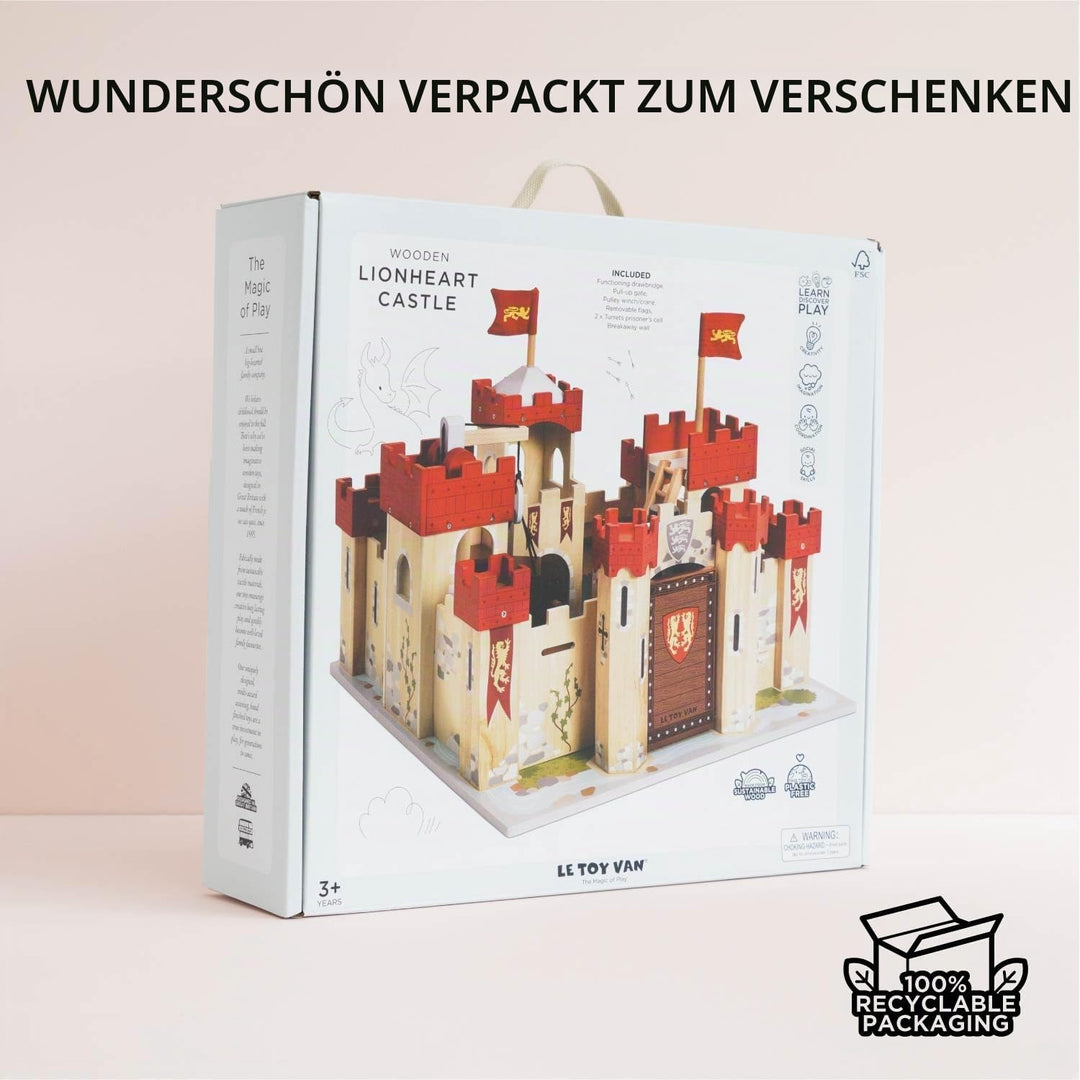Ritterburg Holz Löwenherz Rollenspiel Schloss für Kinder - Bild 4