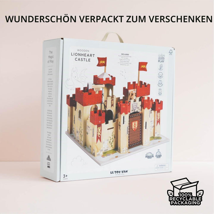Ritterburg Holz Löwenherz Rollenspiel Schloss für Kinder - Bild 4