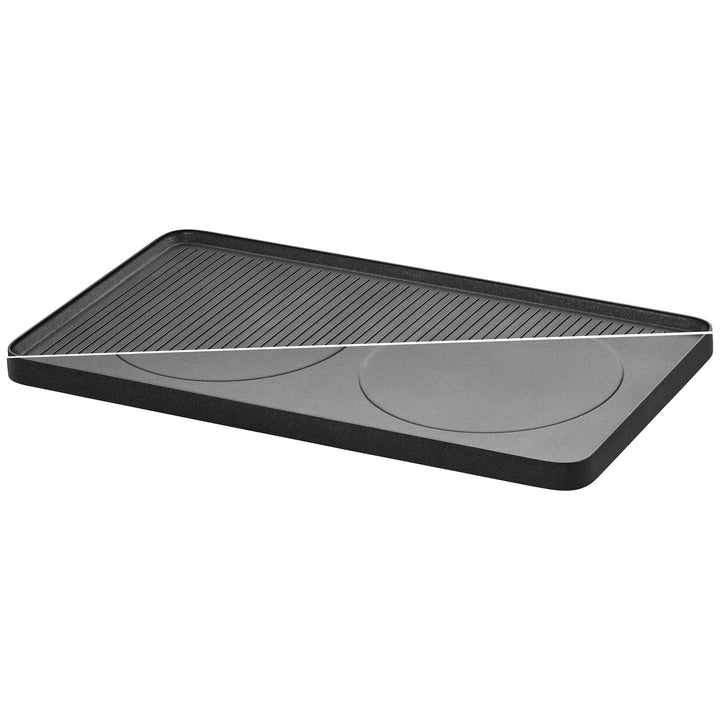 Raclette-Grill 8 Personen Edelstahl 1500W wendbare Grillplatte - Bild 9