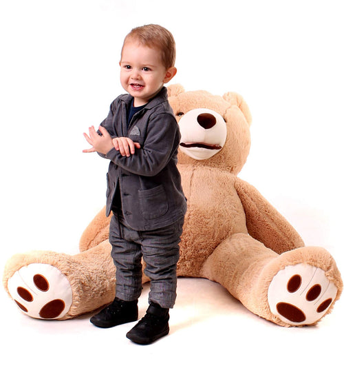 Teddybär XXL 100 cm Braun Plüsch Riesen Kuscheltier