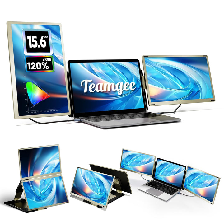 Laptop Monitor Erweiterung 15,6 Zoll FHD Triple Screen Plug &amp; Play
