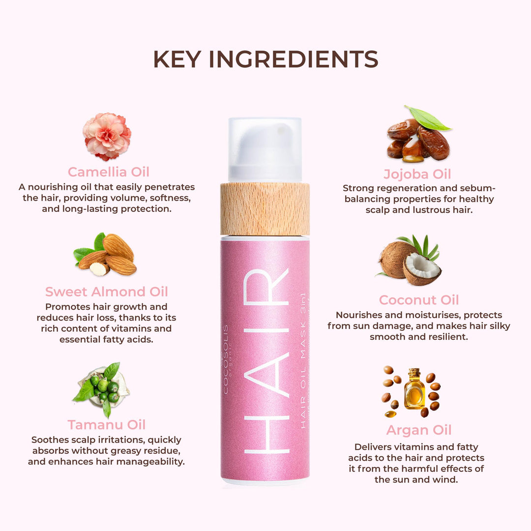 Haaröl Maske 3in1 mit 7 biozertifizierten Ölen für Glanz - Bild 4