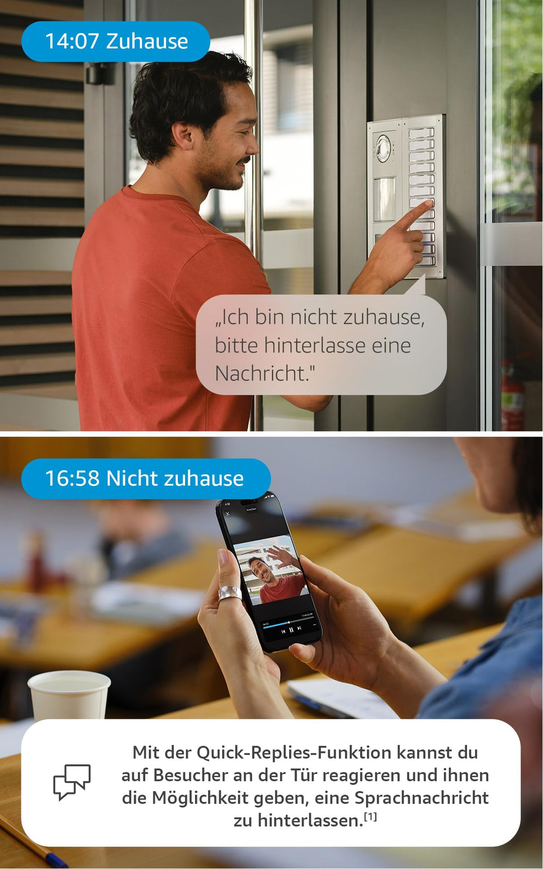 Video-Gegensprechanlage WLAN mit virtuellem Schlüssel &amp; Fernzugriff - Bild 7