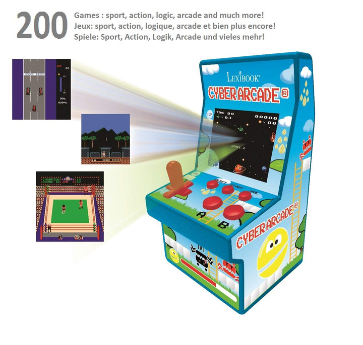 Retro Spielkonsole mit 200 Spielen und 2,8" LCD-Farbbildschirm - Bild 3