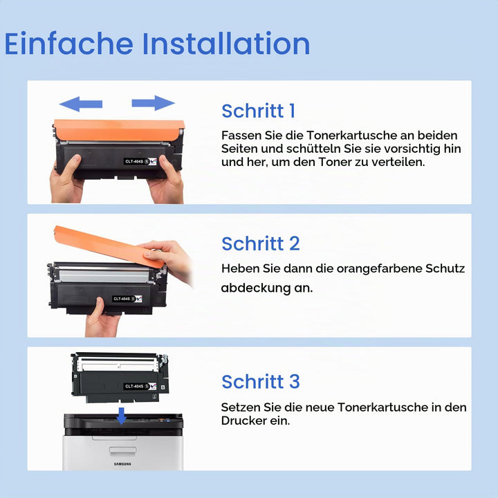 Toner-Set CLT-404S 4-farbig für Samsung Xpress C480 / C430 Serie - Bild 6