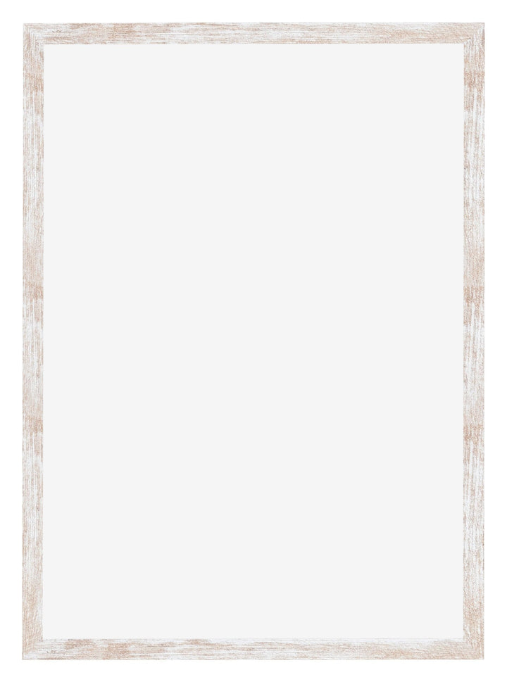 Bilderrahmen 60x84 cm MDF White Wash entspiegeltes Kunstglas - Bild 3
