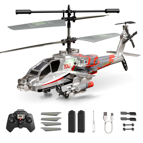 RC Helikopter mit Altitude Hold 2x Akku 20 Min Flugzeit fuer Kinder