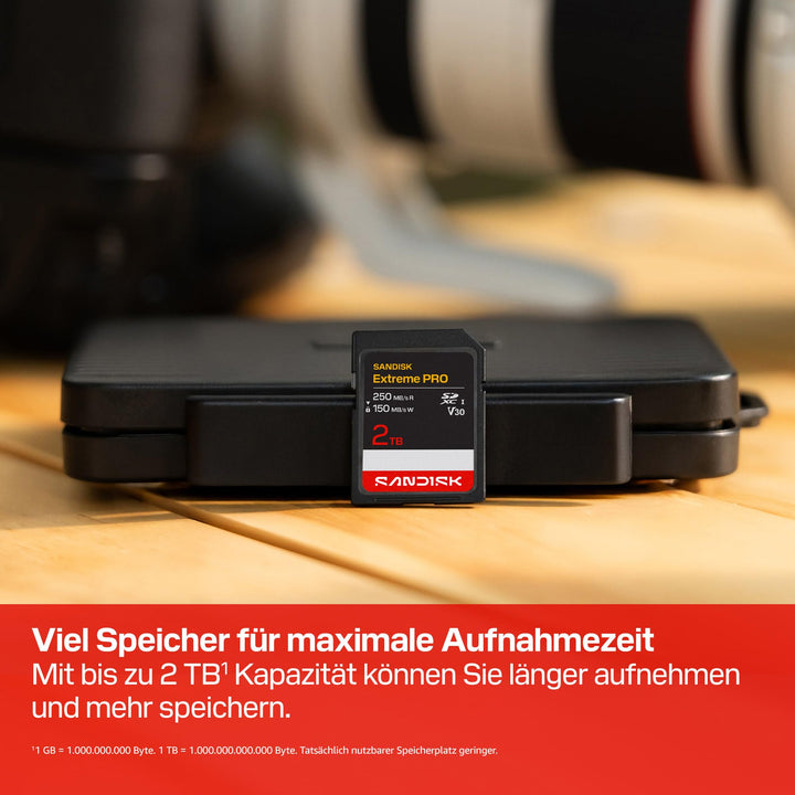 SD-Karte 256 GB UHS-I U3 V30 4K UHD bis 250 MB/s Lesen - Bild 4