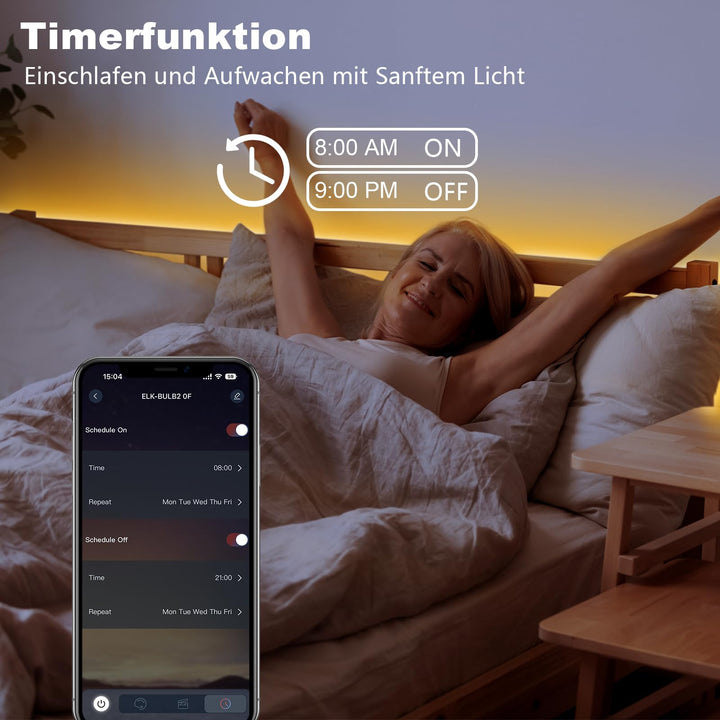 COB LED Streifen 10m dimmbar 2700K-6500K mit App und Fernbedienung - Bild 4