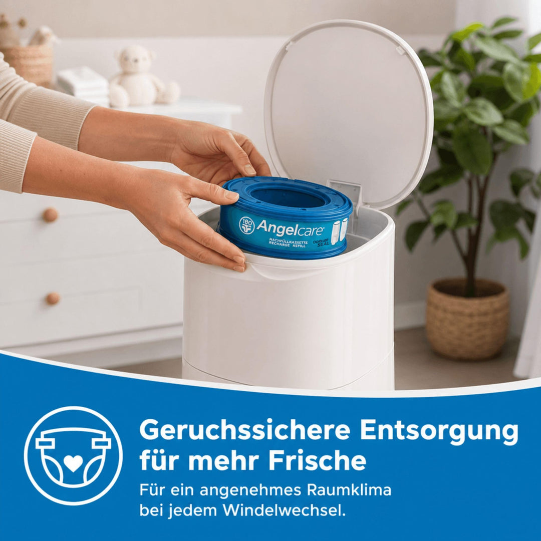 Windeleimer Nachfüllkassetten 8er-Pack Mehrschichtfolie für Comfort Plus - Bild 7