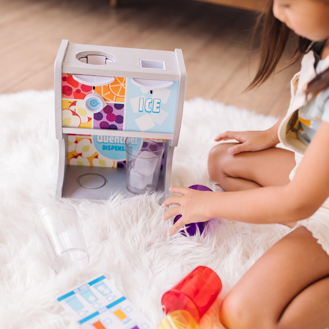 Getränkespender Holz 12-teilig Rollenspiel Kinderküche ab 3 Jahren - Bild 7