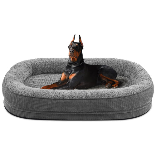 Orthopädisches Hundebett 122x89cm Gedächtnisschaum für grosse Hunde